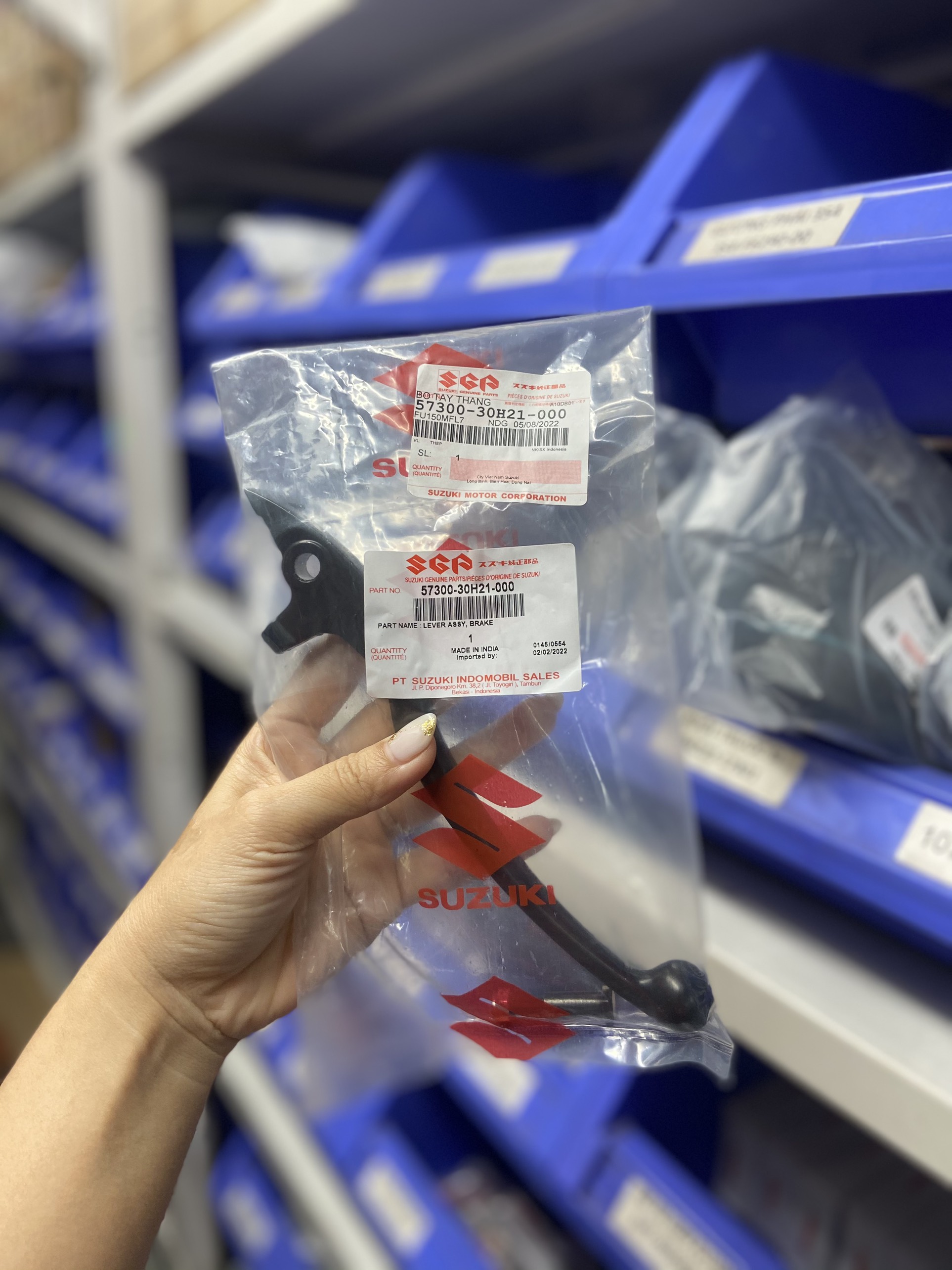Tay thắng,tay phanh Raider FI,Satria chính hãng Suzuki