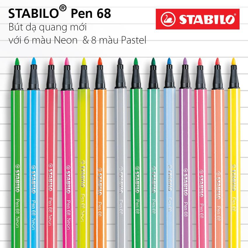 Vỉ bút Lông STABILO Pen68 10 Màu (PN6810C)