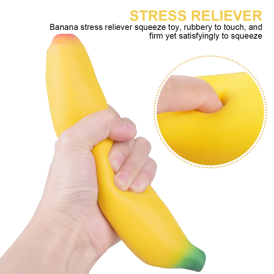 QUÀ TẶNG GIẢM STRESS CHO VĂN PHÒNG HÌNH TRÁI CHUỐI - BANANA STRESS BALL