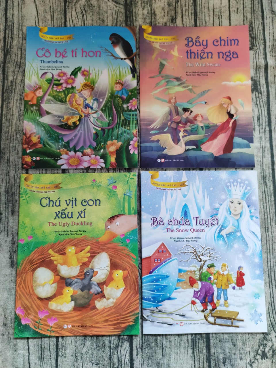 Combo 4 cuốn Truyện Song Ngữ Anh - Việt