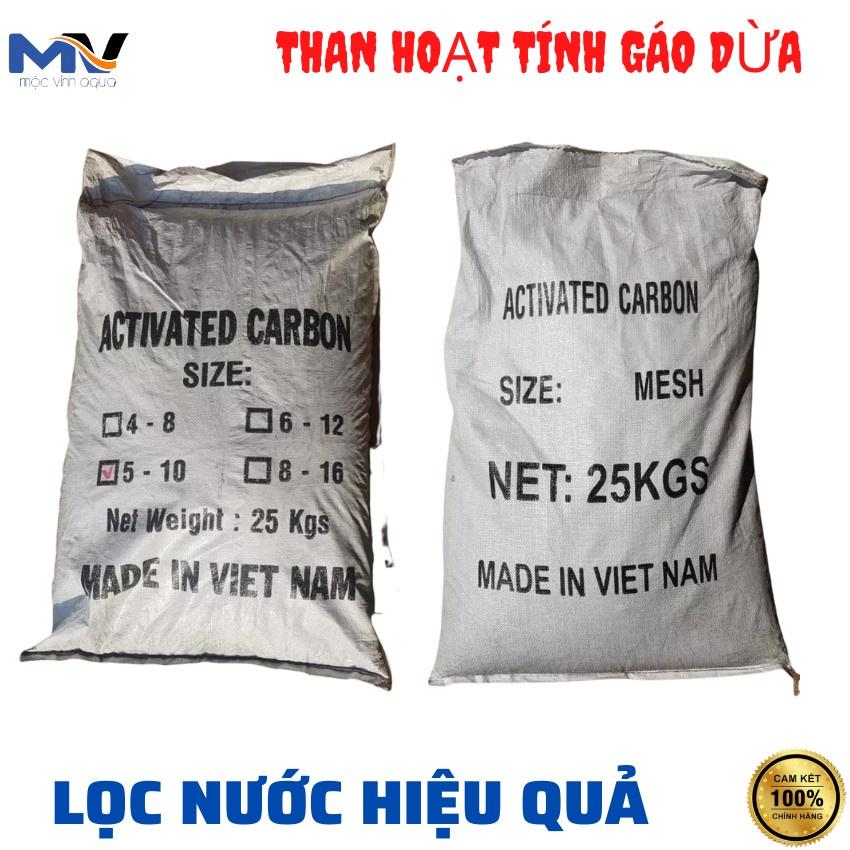 Than hoạt tính gáo dừa lọc nước, khử clo, tạp chất, độc tố, làm sạch nước