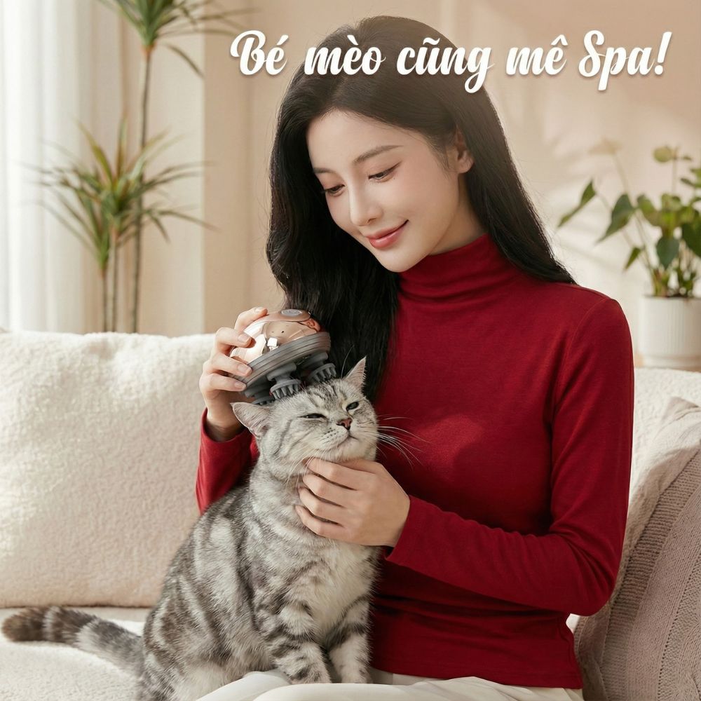 Máy Massage Đầu Không Dây Kachi MK399 - Hàng chính hãng