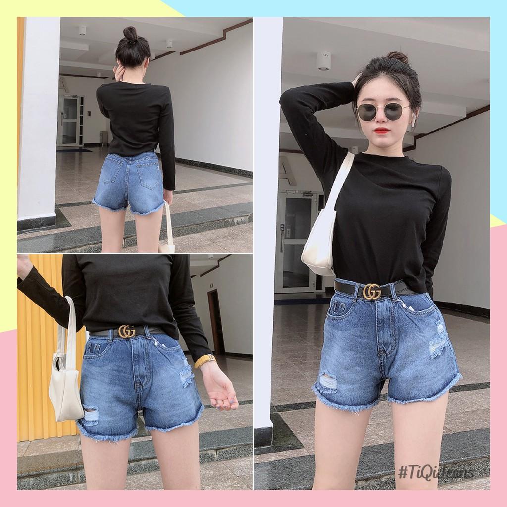 Quần short jean nữ cao cấp giá rẻ TiQi Jeans S1-450