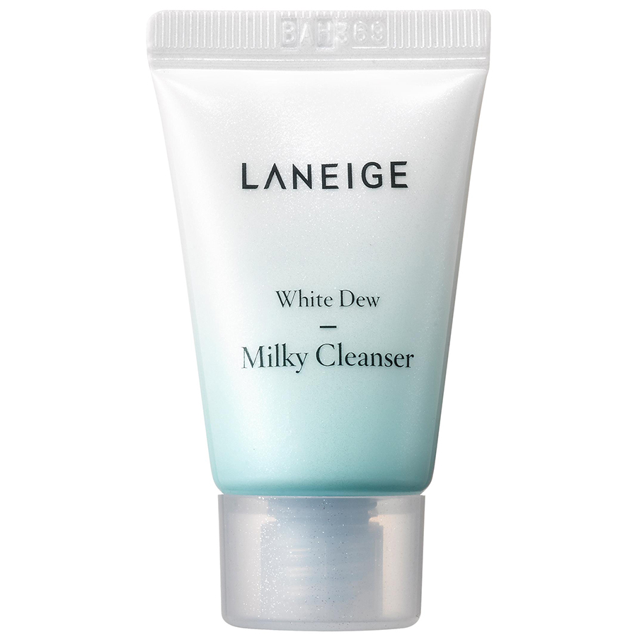 Bộ Kem dưỡng nâng tông da trắng hồng tự nhiên Laneige White Dew Tone Up Cream 50ml + tặng Bộ dưỡng trắng làm sáng da White Dew Trial Kit