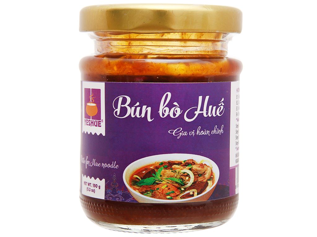 Gia vị hoàn chỉnh nấu bún bò Huế Yeshue hũ 150g