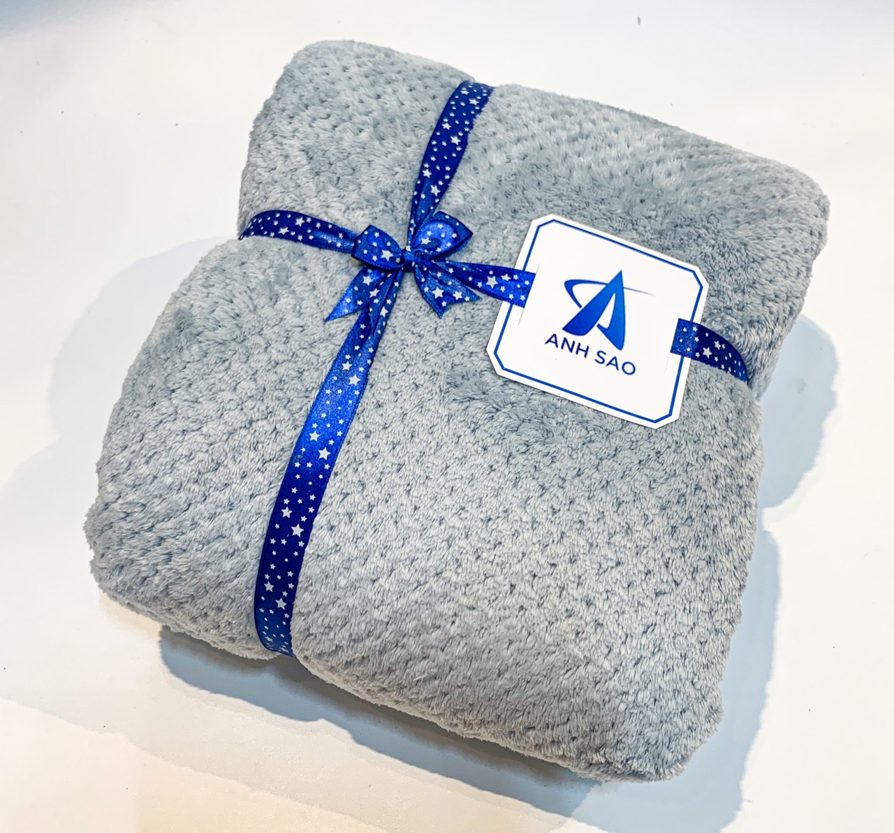Mền lông cừu vân hạt bắp vải microfiber cao cấp A 1m6x2m  - mềm mại, ấm áp, thấm hút tốt