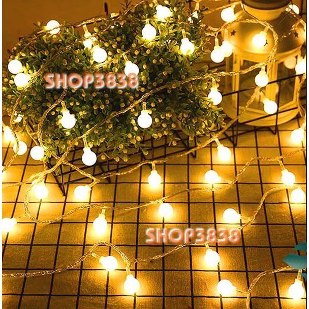 Lựa Nguồn Dây Đèn Led Bi Tròn Dài 6M - 40 Bóng