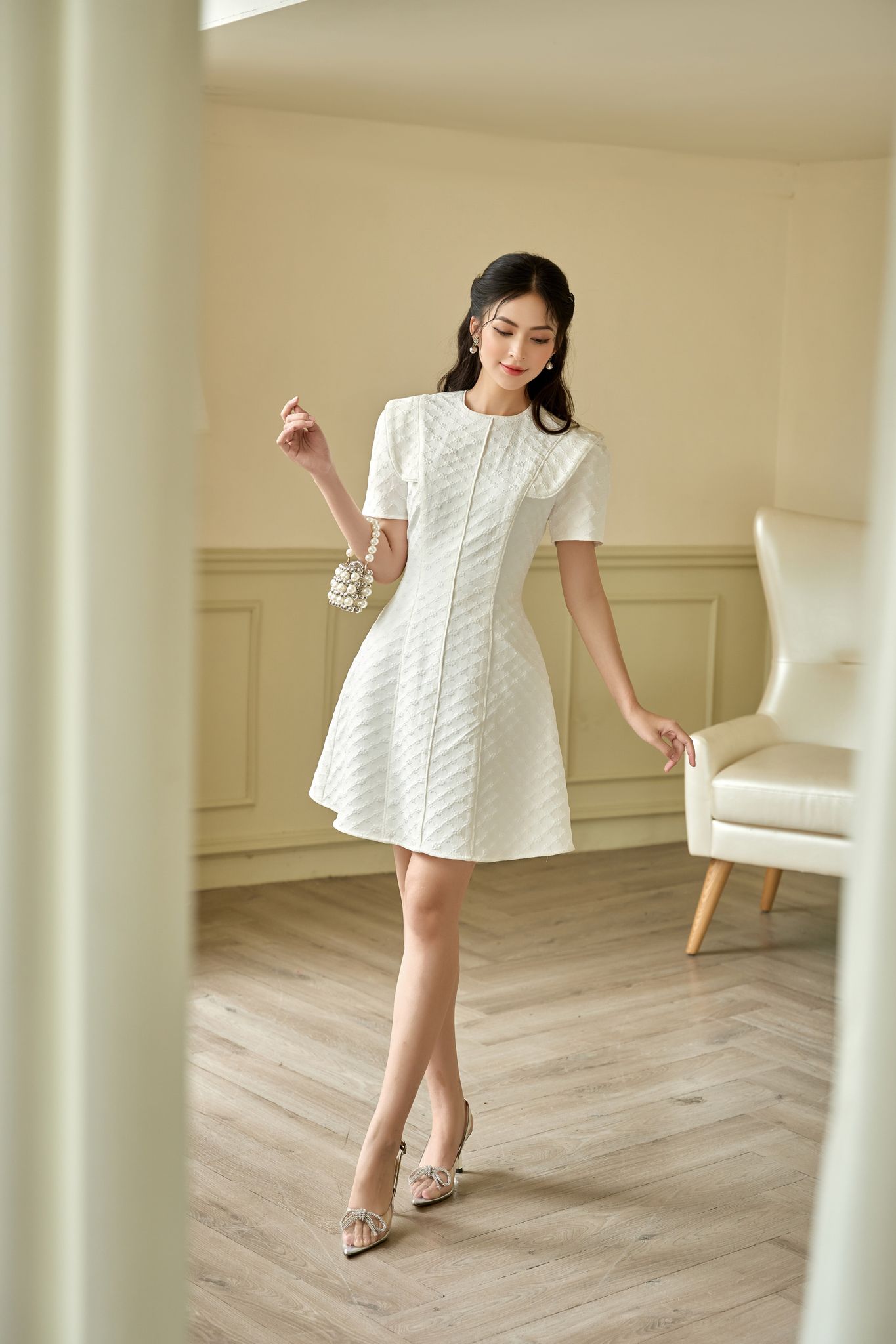 OLV - Đầm Erika White Dress