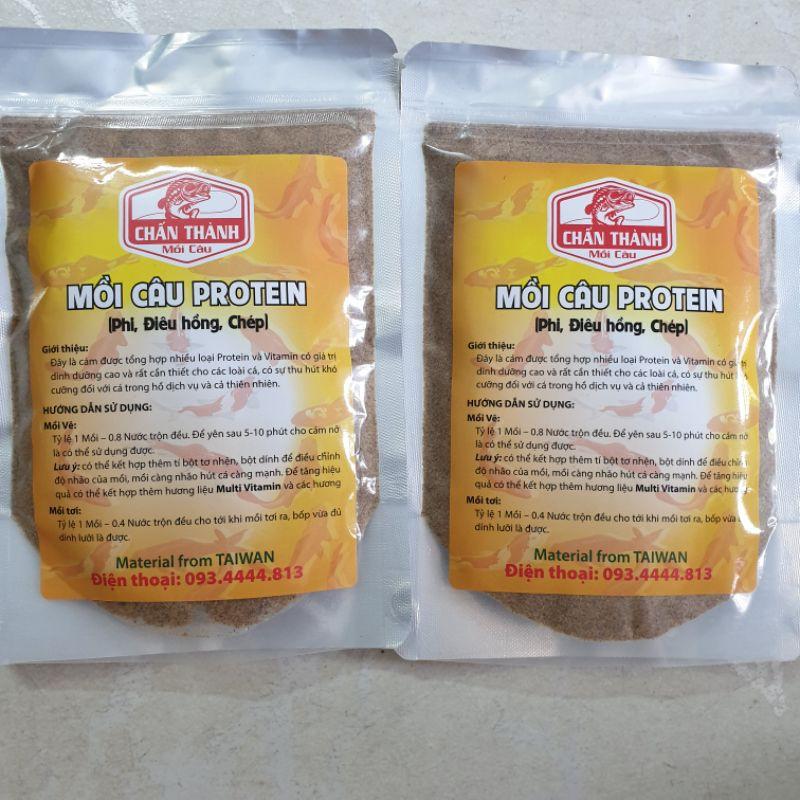 1 gói Mồi câu Protein / Mồi câu Chấn Thành : chuyên phi , điêu hồng , chép