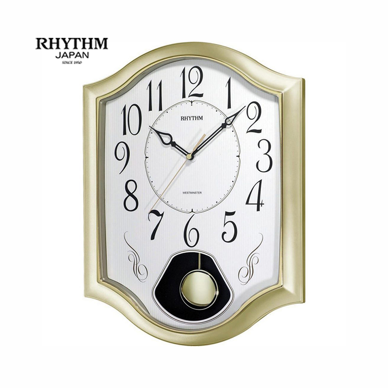 Đồng hồ treo tường Nhật Bản RHYTHM CMJ494BR18, Kt 29.0 x 39.0 x 6.0cm, 1.13kg, Vỏ Nhựa