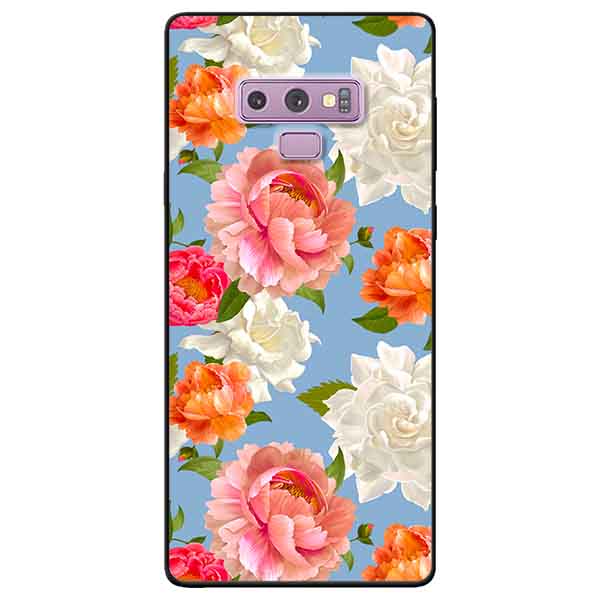 Ốp lưng in cho Samsung Note 9 Mẫu Hoa Đa Sắc