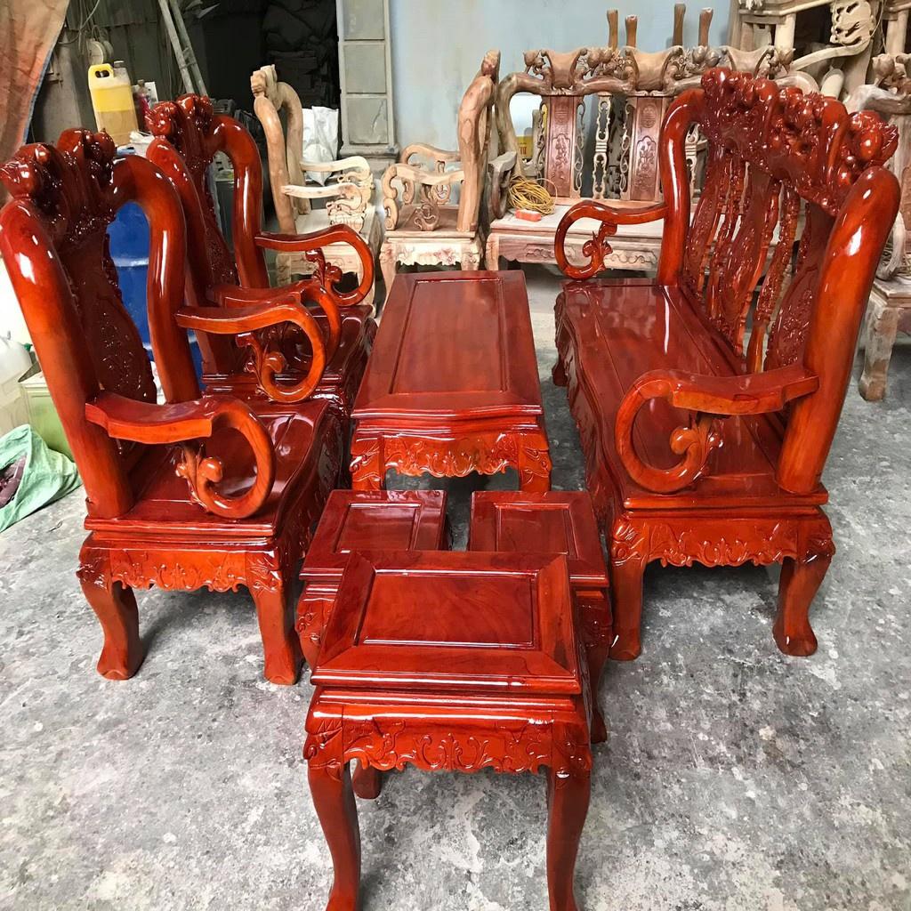 Bộ bàn ghế Minh Quốc Đào gỗ Xà Cừ