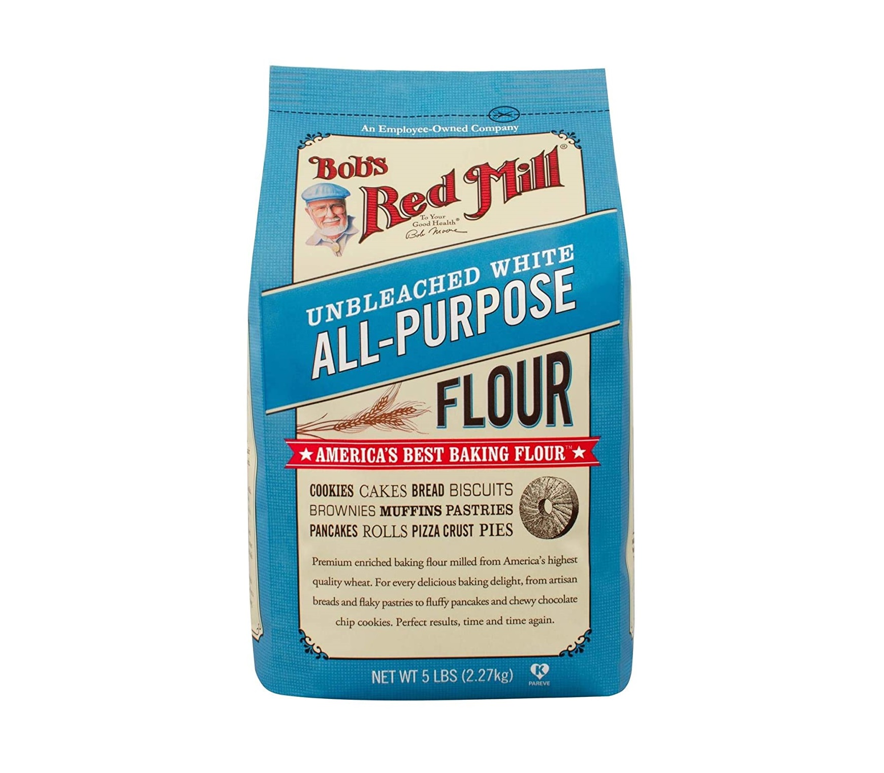 Bột Mì Đa Dụng Không Tẩy Bob's Red Mill Unbleached All Purpose flour 2.27kg