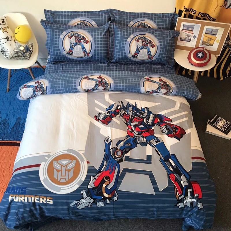 Set Cotton 3D Disney Hàng Nhập Khẩu Cao Cấp 100% Cotton Mẫu IRON MAN