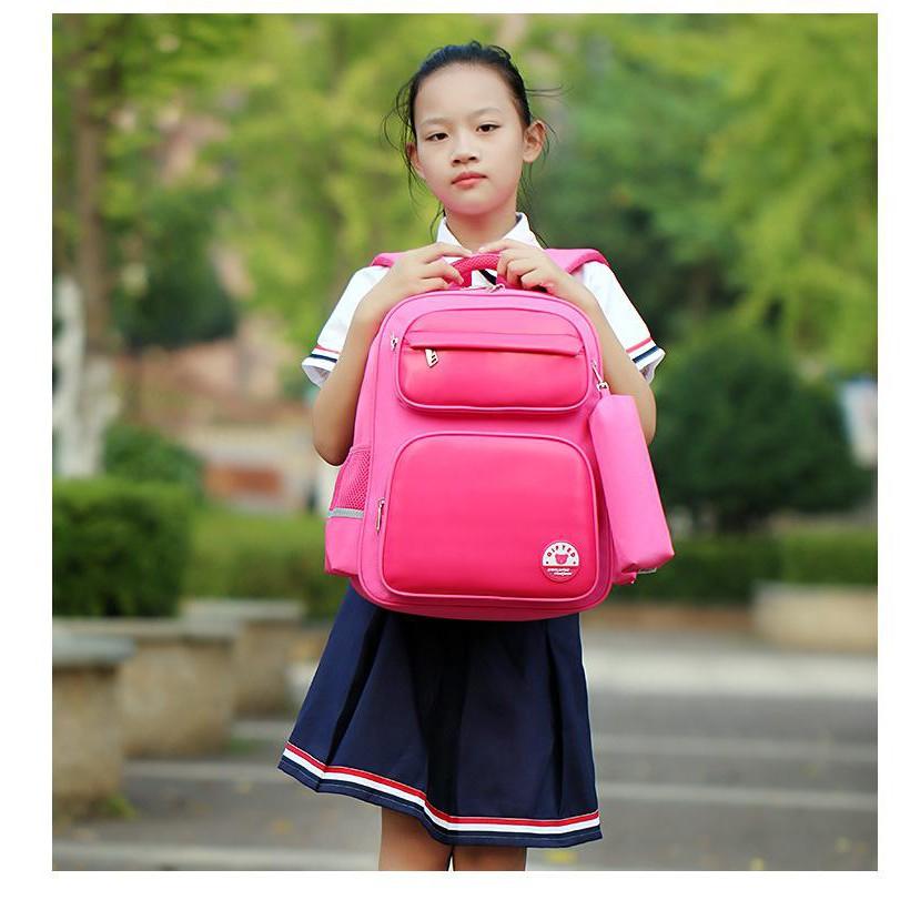 Bộ balo kèm ví cao cấp chất liệu Da Pu phối dù Hàn Quốc A052