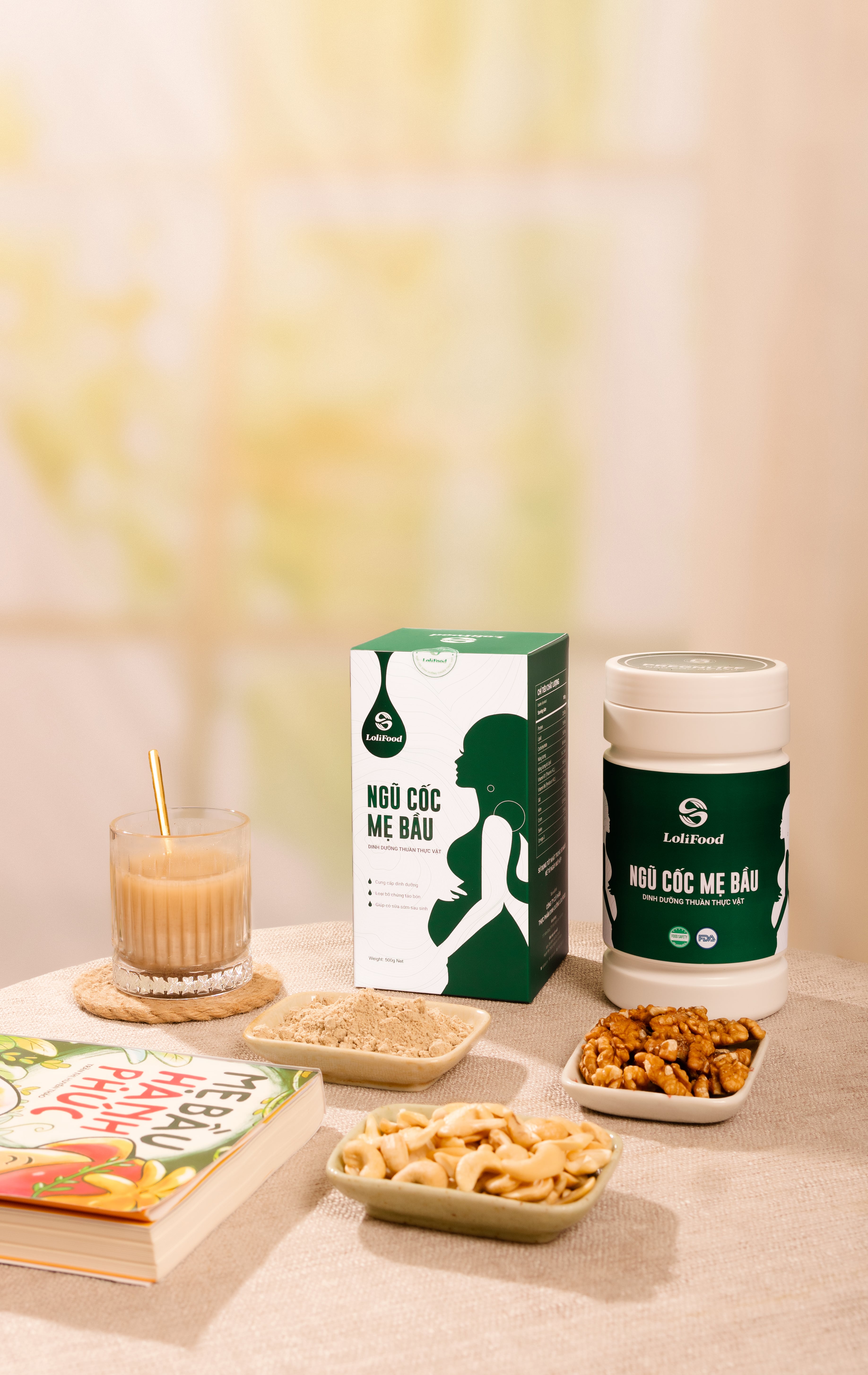 Ngũ Cốc Mẹ Bầu, Ngũ Cốc Lợi Sữa Pregnlife Lolifood 500g - Hỗ Trợ Tiêu Hóa, Phòng Bệnh Tiểu Đường Thai Kỳ, Ổn Định Đường Huyết, Loại Bỏ Chứng Táo Bón, Hàm Lượng Axit Folic Cao, Ngăn Ngừa Dị Tật Bẩm Sinh Thai Nhi, Giúp Mẹ Có Sữa Non Sớm Khi Sinh