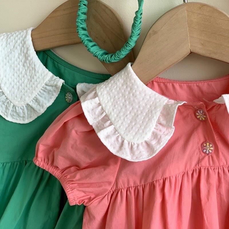 Set body chip cộc tay kèm tuban cho bé từ 1-18m