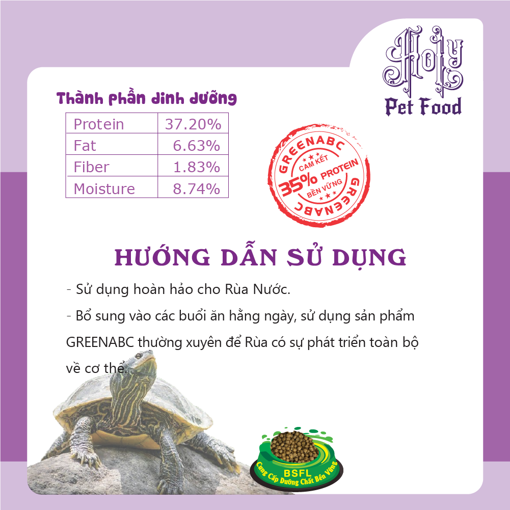 Thức ăn RÙA NƯỚC - Turtle