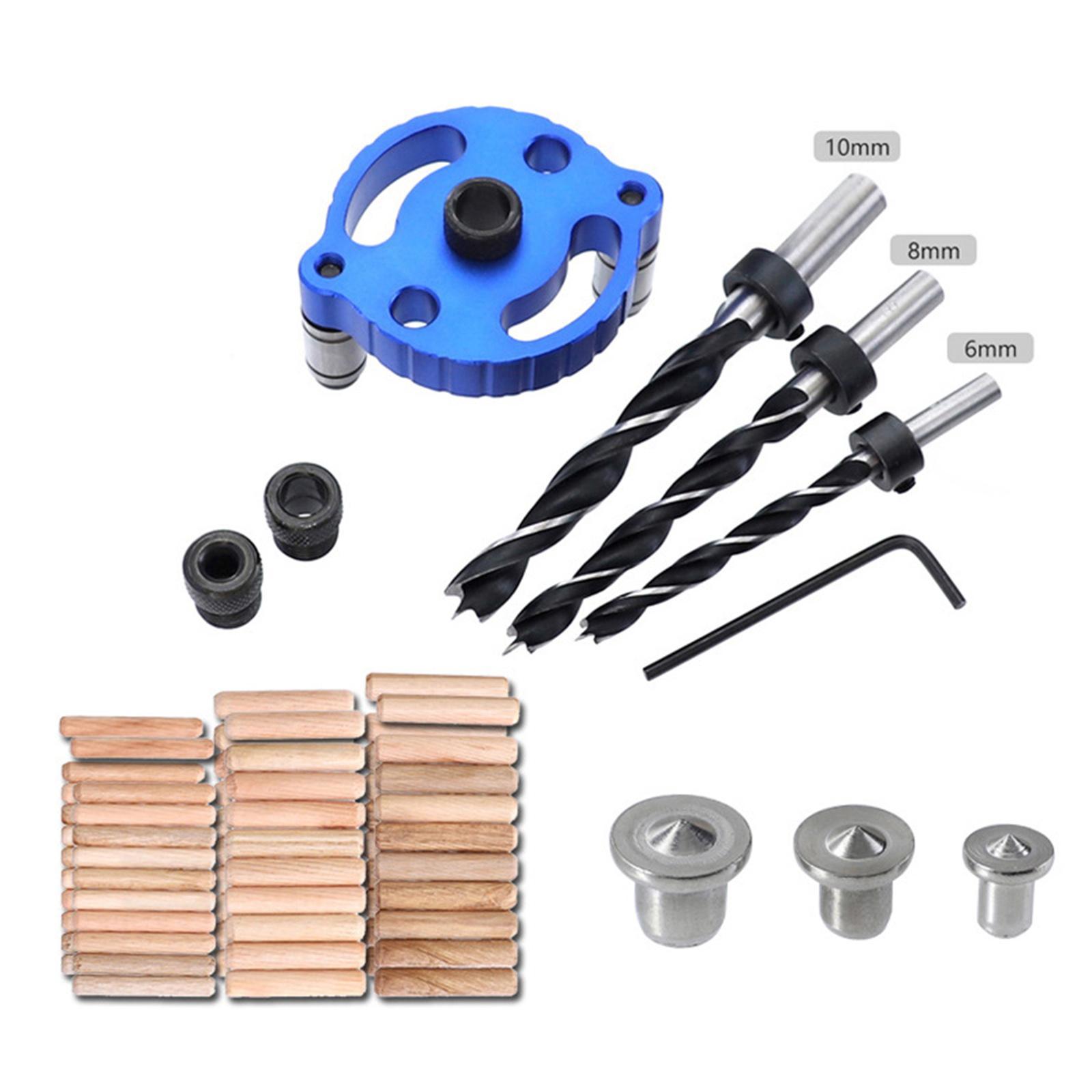 Vertical Pocket Hole Jig Self-Centering Dowelling Jig for Carpentry