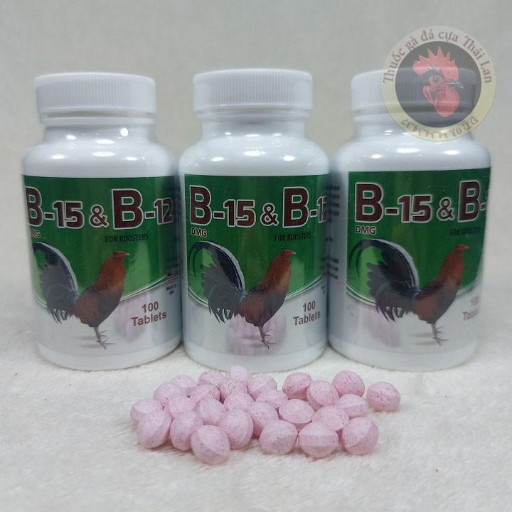 B15 12 - thuốc kích gà mua sung - của MỸ - LỌ CHIẾC LẺ 20 VIÊN