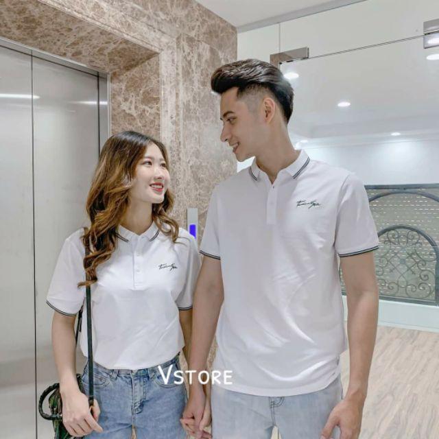 Áo đôi cổ đức phong cách