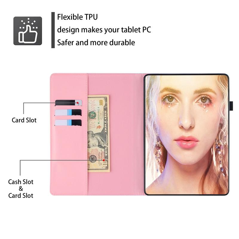 Bao Da Nắp Gập Họa Tiết Hoạt Hình Dễ Thương Cho Apple Ipad Pro 11 Inch Ipad Pro 2020 2018 11 Inch