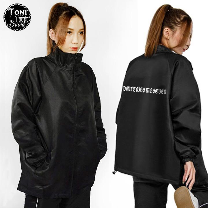 Áo Khoác Dù Local Brand DONT KISS Jacket Mero 2 lớp dày form rộng Unisex cổ bẻ