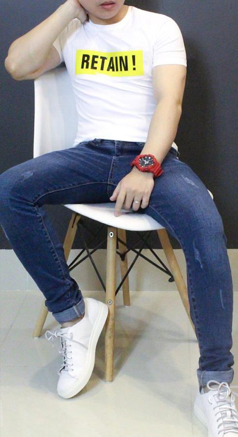 Quần Bò Nam Xanh Đậm Dáng Body XANHDAM01