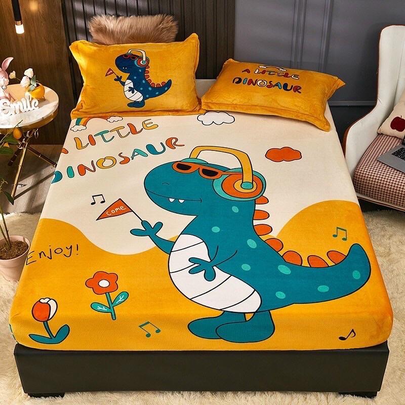 SÉT GA GỐI NỈ SỮA HÌNH NGỘ NGHĨNH ĐÁNG YÊU