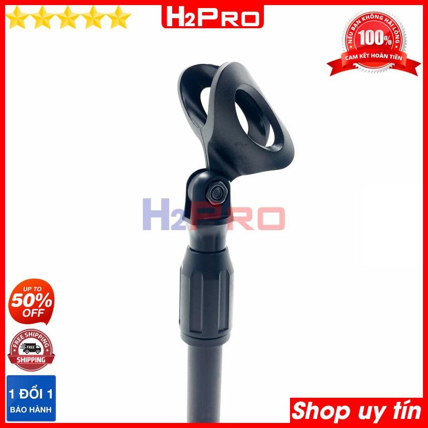 Chân micro đứng để bàn Microphone Stands H2Pro cao 35cm, chân gắn micro đứng để bàn cao cấp để đúc chắc chắn- hợp kim