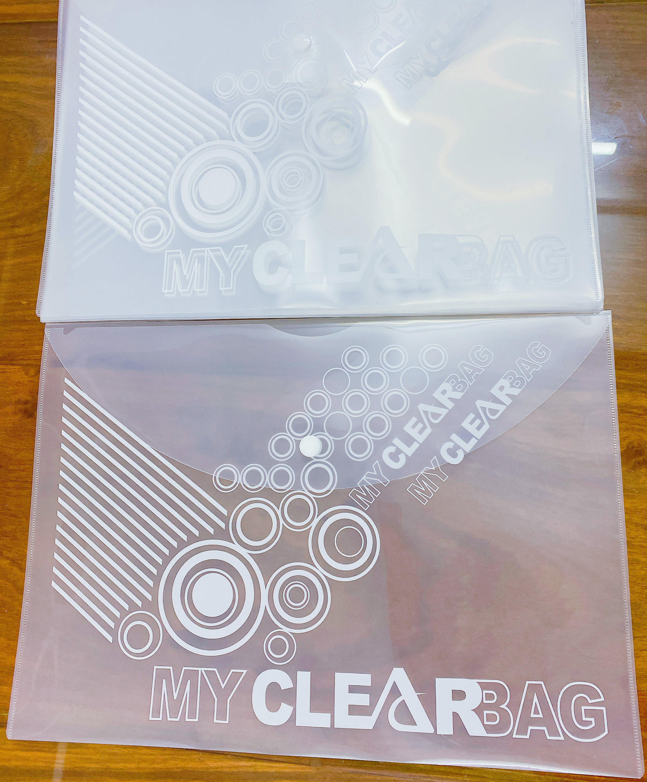 Bìa Nút Hoa Văn Đẹp Dày Dặn A4 CBF05/FO Bìa Cúc My Clear Bag