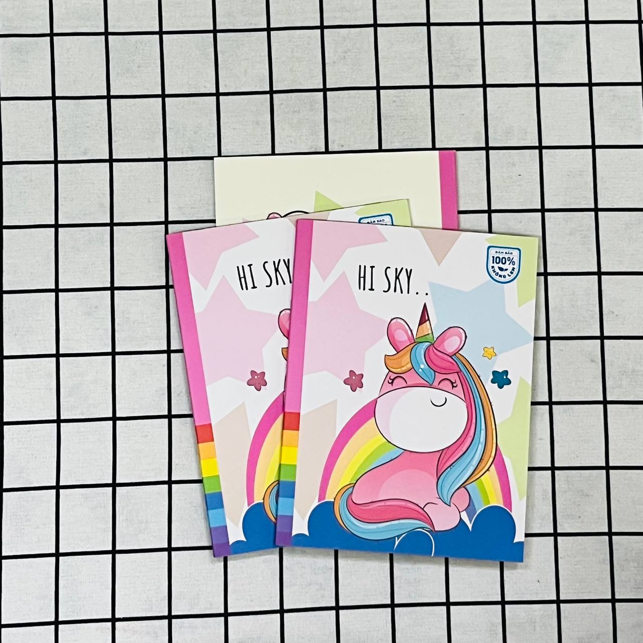 Tập Học Sinh Vanlangbooks 96 Trang Định Lượng 80 (4 Ôly) - Baby Unicorn - Vanlangbooks