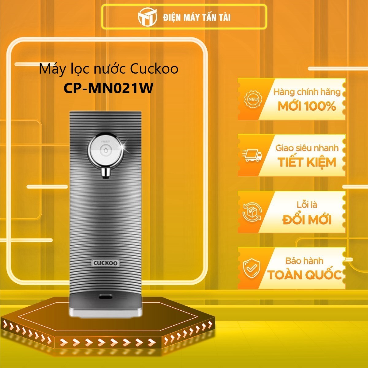 Máy Lọc Nước Cuckoo CP-MN021W - Hàng Chính Hãng