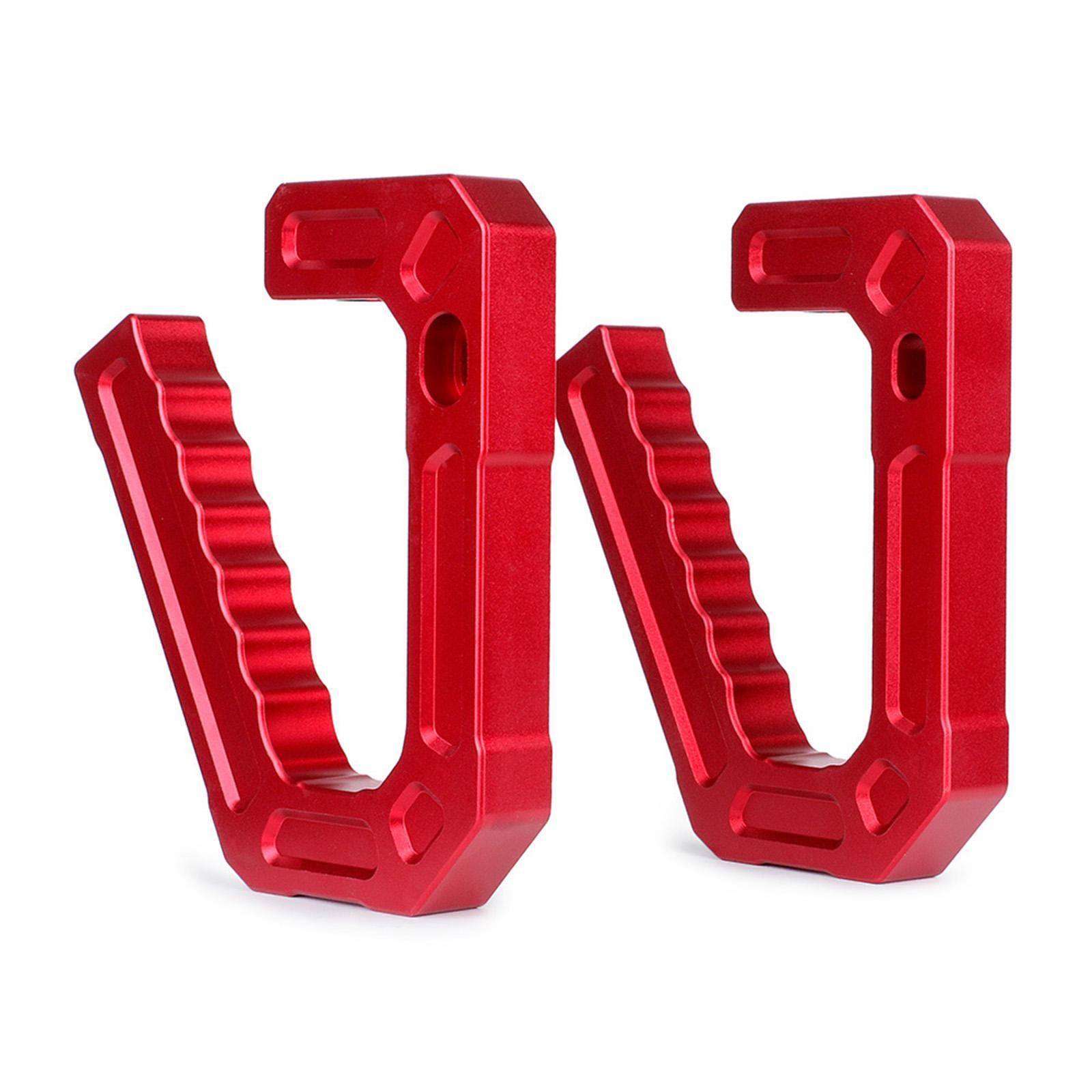 Heavy Duty Aluminum Alloy Interior Grab Handles Grips Car Decoration Supplies for Wrangler 2007-2018 Driving 2Pieces