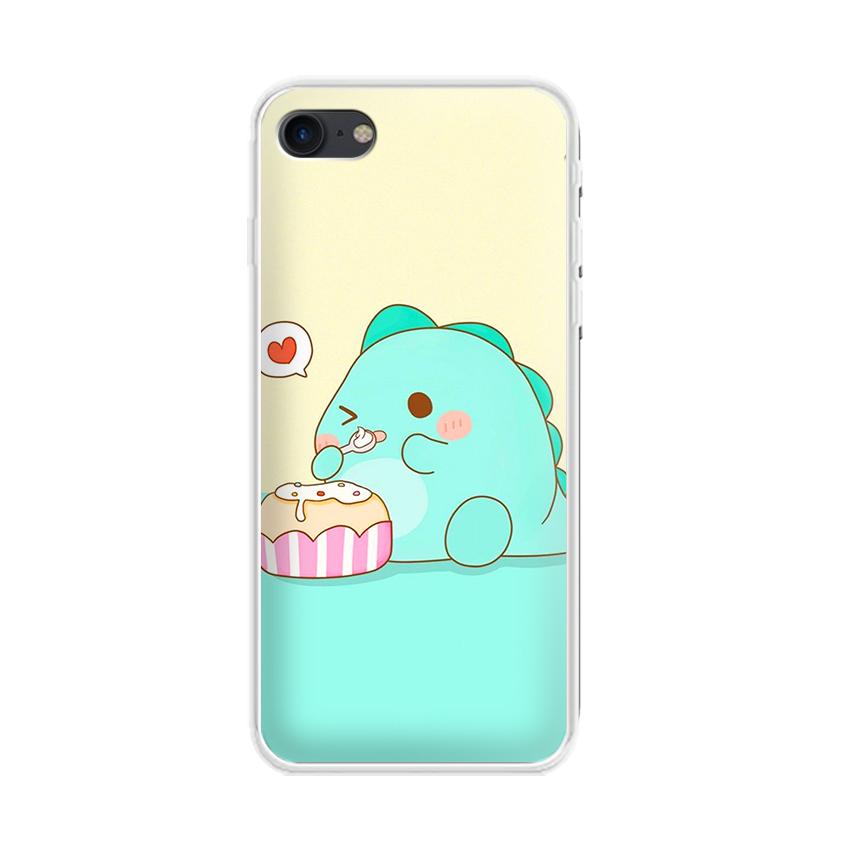 Ốp lưng điện thoại Iphone 7/ Iphone 8 - 01013 7872 DINOSAURS03 - Silicon dẻo - Hàng Chính Hãng