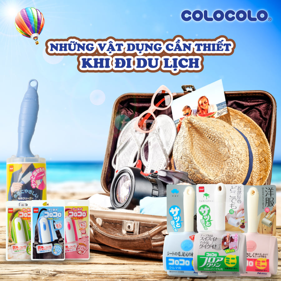 Lõi Cây Lăn Bụi Đa Bề Mặt Mini COLOCOLO - 2 Cuộn - Lõi Rộng 80mm x 50 Lớp - Hàng Chính Hãng - C2504