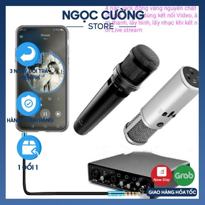 JACK 3.5 - DÂY KẾT NỐI VIDEO/AUDIO/LẤY NHẠC CHUẨN KẾT NỐI, DÂY DÀI NHIỀU MÀU SỊN