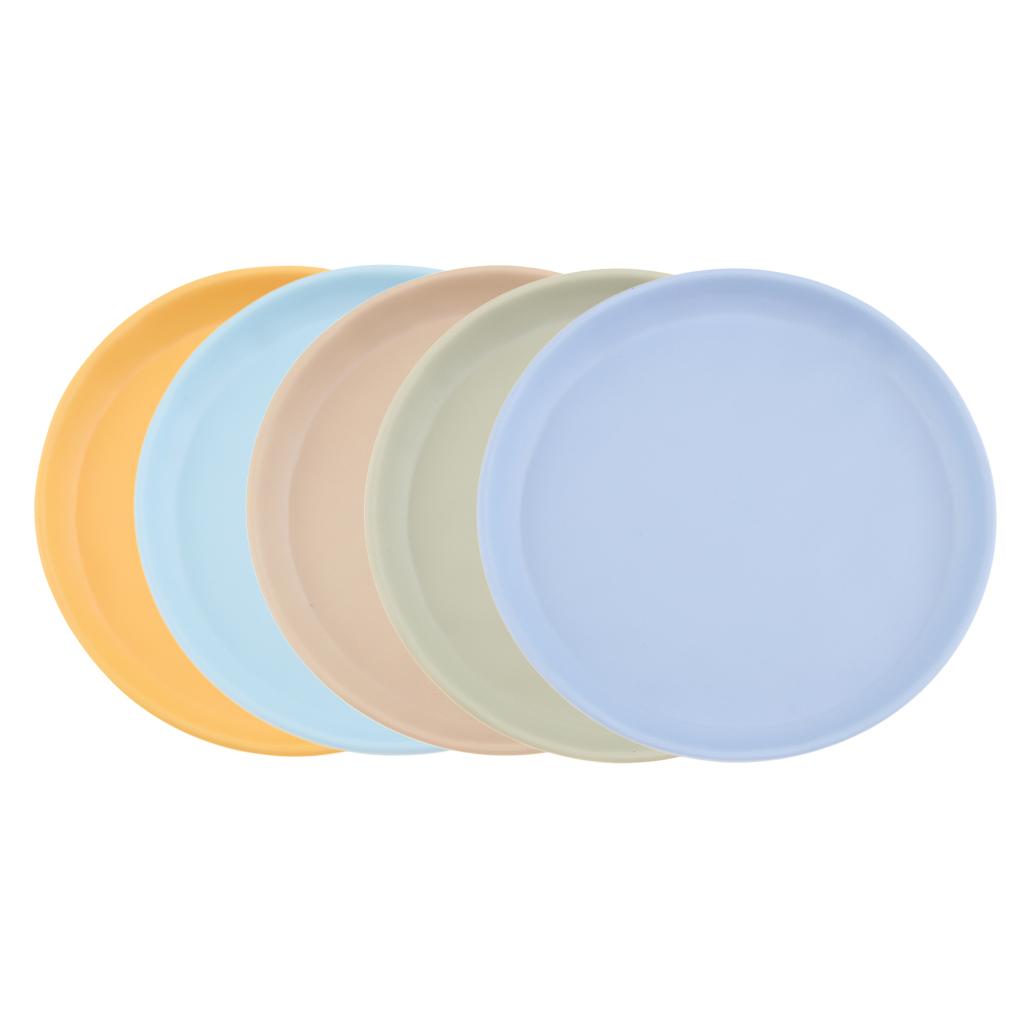 Eco Friendly Plastic Stackable Mug Cup Saucer Coffee Tea Milk