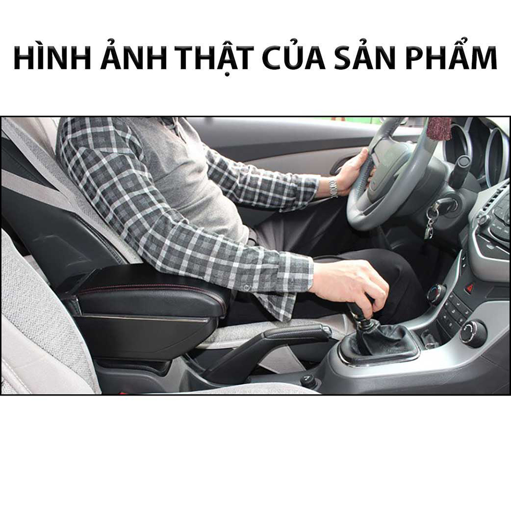 Hộp tỳ tay ô tô, xe hơi cao cấp dùng cho xe Hyundai Elantra tích hợp 7 cổng USB