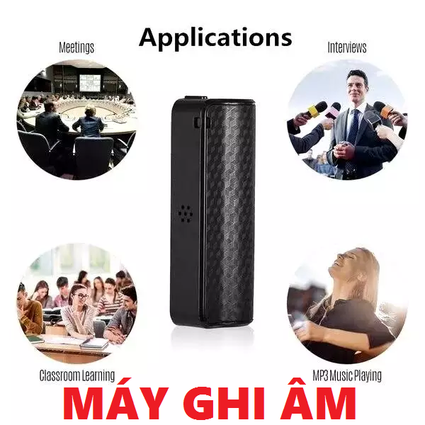 Máy ghi âm cao cấp T-70 Pin khủng ghi âm 25 ngày liên tục -Ghi âm rõ ràng với bộ lọc tạp âm tiếng ồn - Bộ nhớ 8GB -32GB