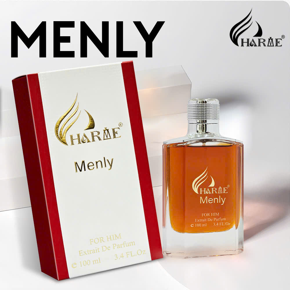 Nước Hoa Nam Charme Menly 100Ml Nhóm Hương Gỗ Cay Nồng Phong Cách Nam Tính, Sang Trọng Chính Hãng