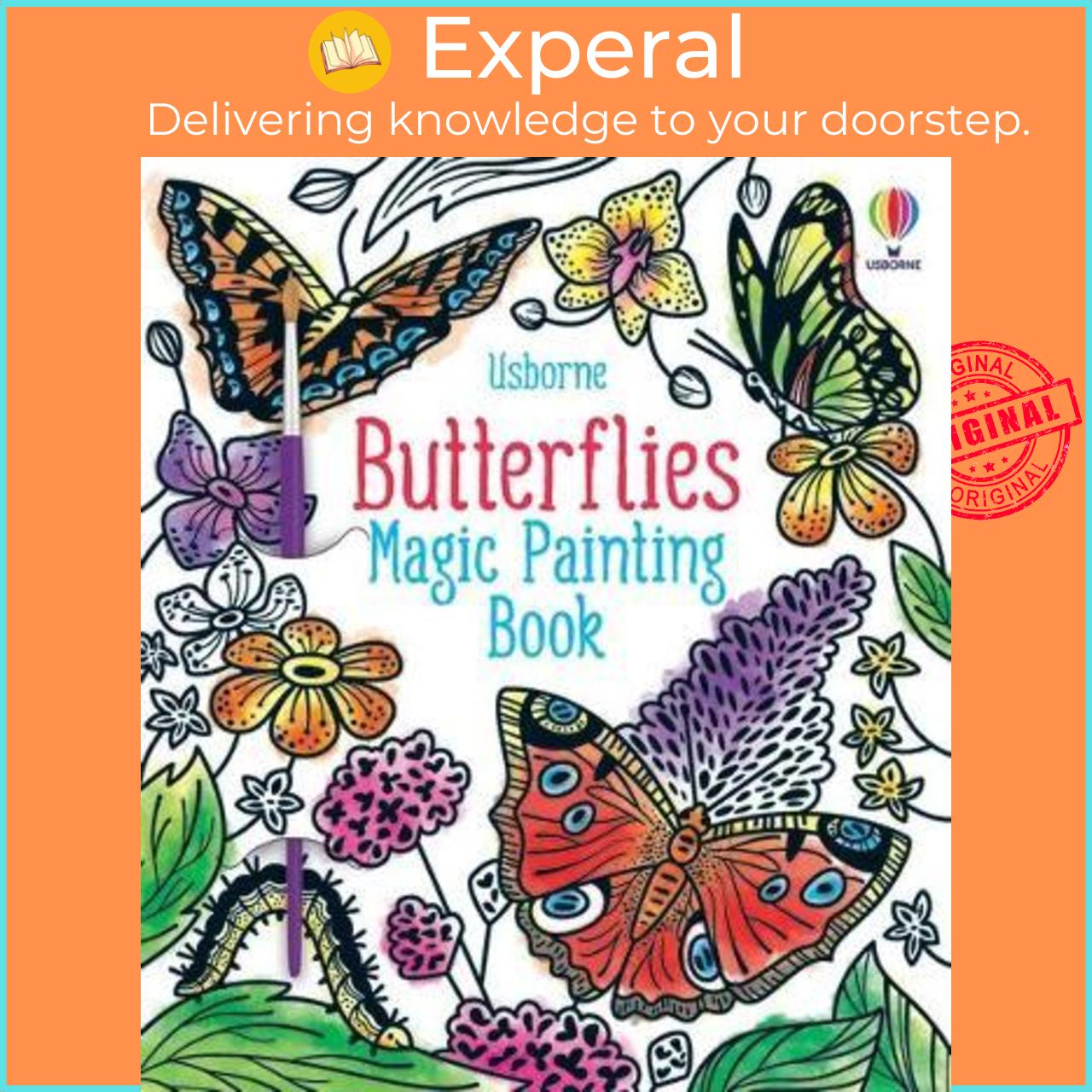 Sách - Butterflies Magic Painting Book by Abigail Wheatley Camilla Garofano