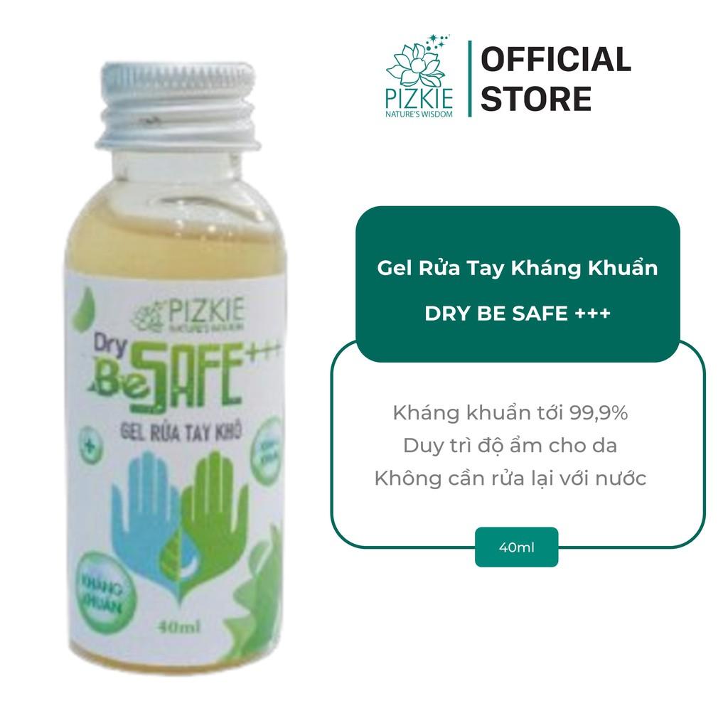 Gel Rửa Tay Khô Sạch Siêu Nhanh DRY BE SAFE+++ 40ml