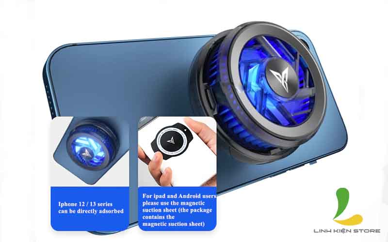 Quạt tản nhiệt Flydigi B5X - Quạt gaming sử dụng công nghệ Overclocking refrigeration đậm chất gaming - Hàng nhập khẩu