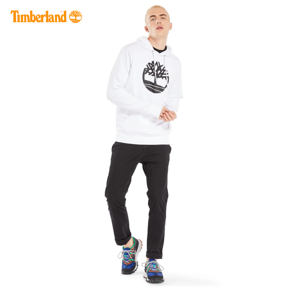 [Siêu Sale 11.11] Áo Khoác Nam Timberland Outdoor Hoodie Sweatshirt White TB0A28HZCT