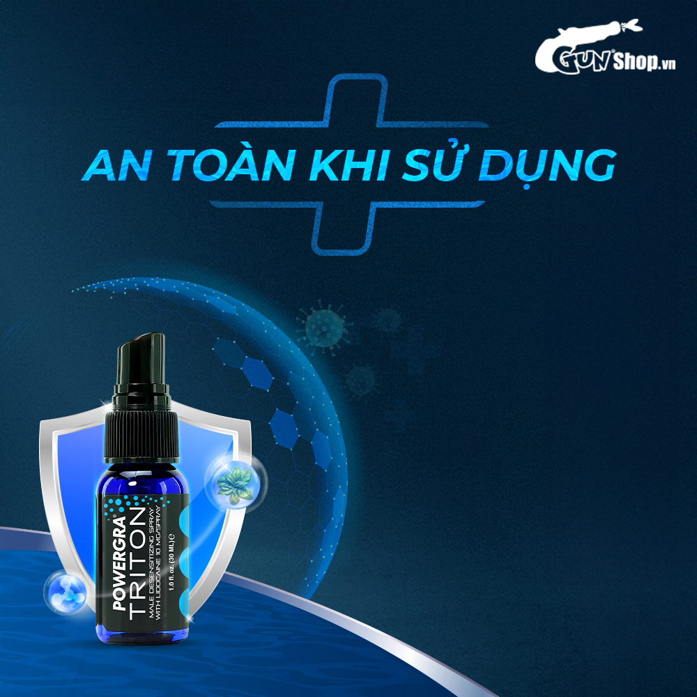 Chai xịt Powergra Triton - Chai 30ml