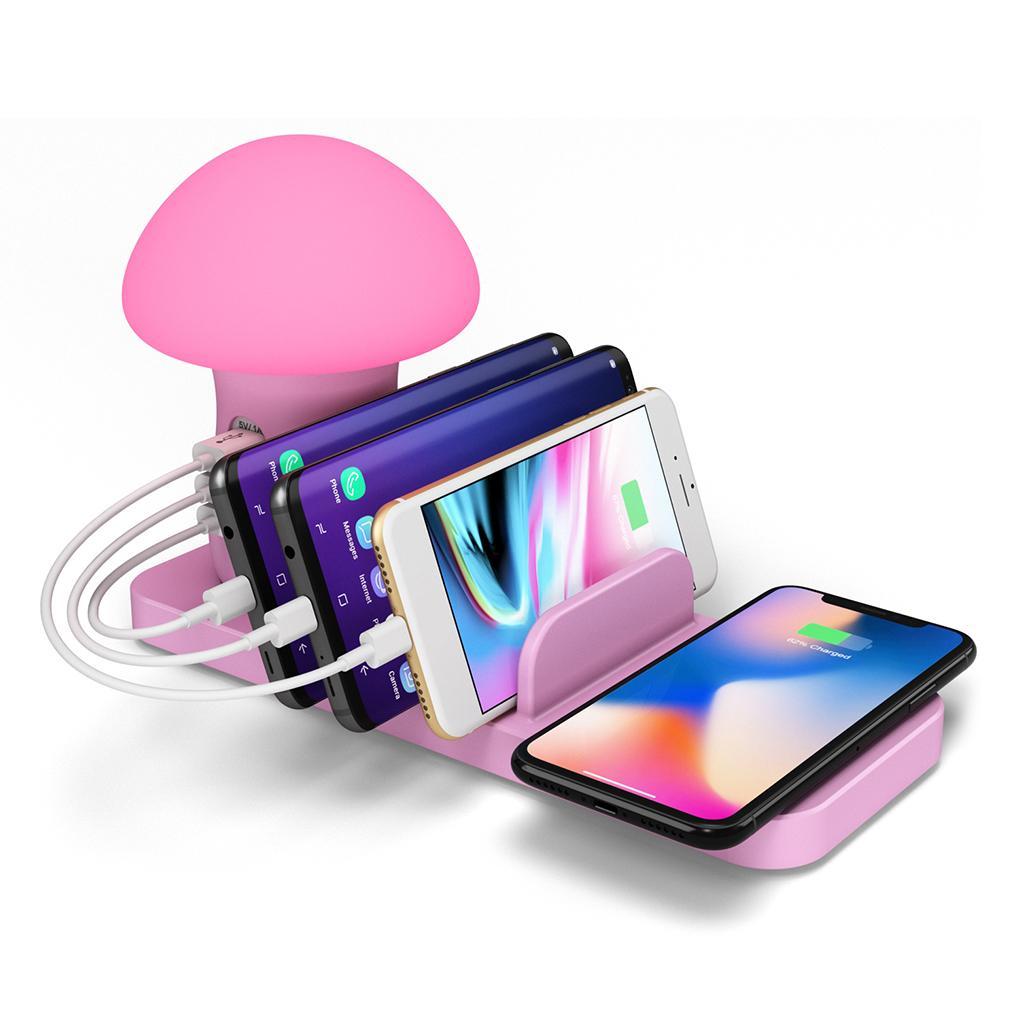 LED Light 3 Port USB Charging Charger Station Hub For /for UK