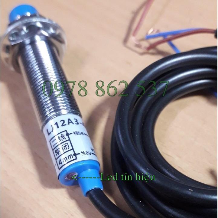 Cảm biến tiện cận phi 12 loại 2 dây -220v-NC-NPN(thường đóng)- LJ12A3-4-J-DZ