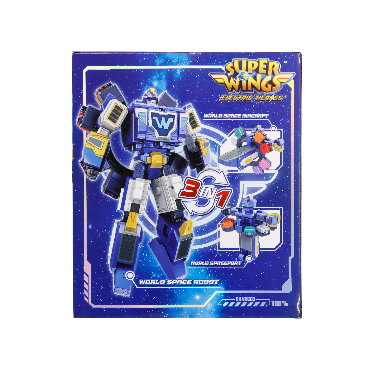 Đồ Chơi Tàu Bay Vũ Trụ Biến Hình Trạm Không Gian Siêu Cấp Cỡ Nhỏ SUPERWINGS YW780288