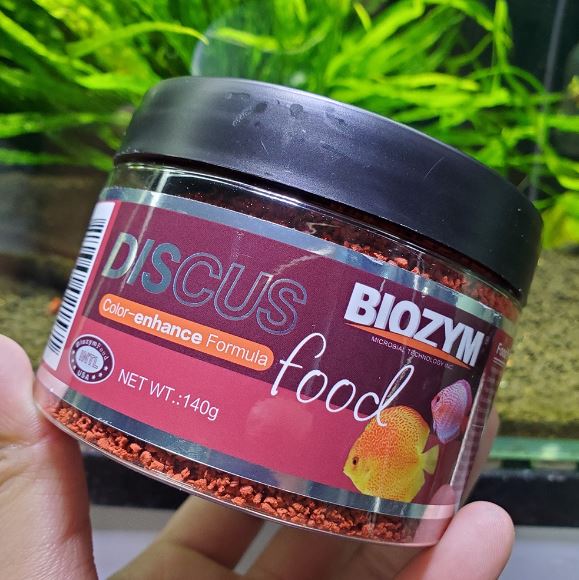 Thức ăn cá, tép cảnh Biozym Discus Food  kích màu cho cá cảnh cực tốt, không bị đục nước